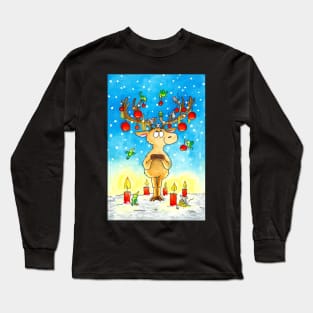 Christmas Reindeer Long Sleeve T-Shirt